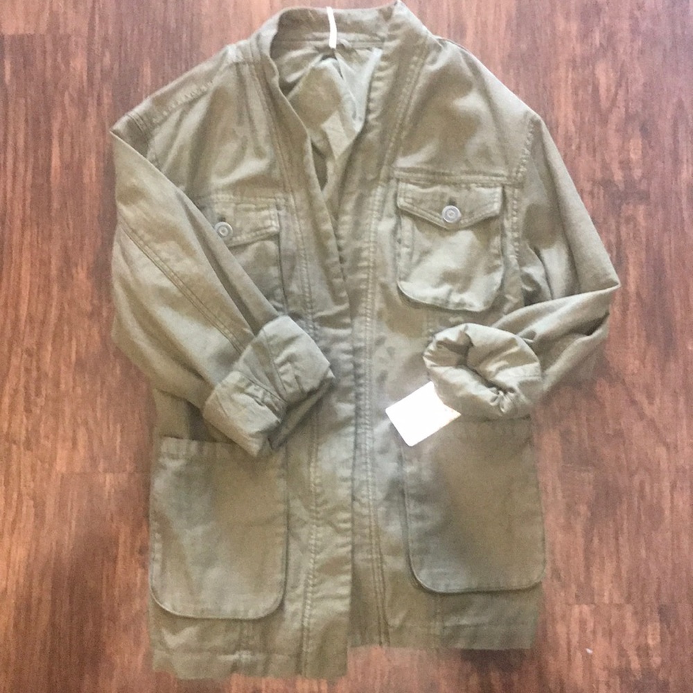 Free people army jacket